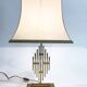 Vintage bronze table lamp, 1960s