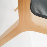 Lamintated beech and gauze design lounge chair