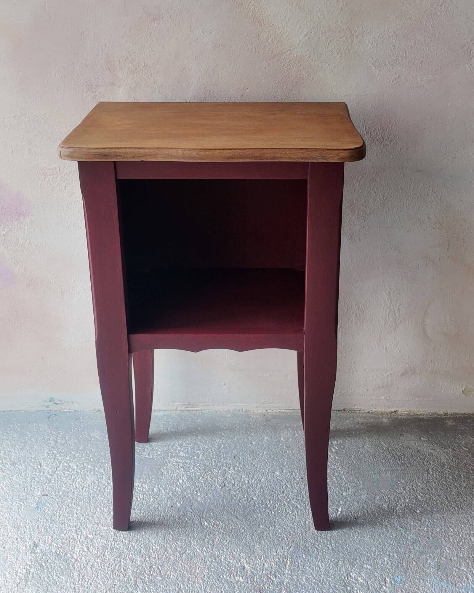 Renovated antique bedside table