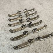 Set of 12 vintage knife rests, place card holders.