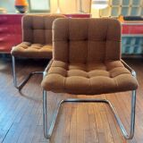 Suite de 6 fauteuils storm d'Yves Christin, airborne 1970