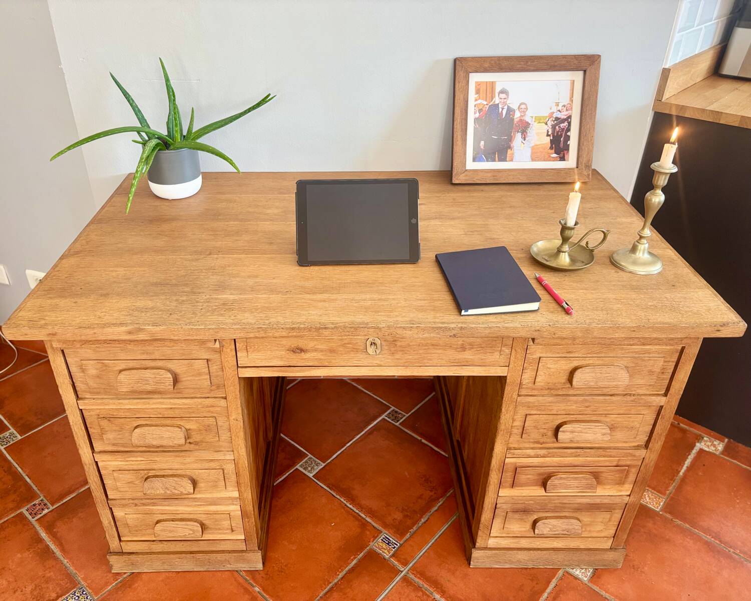 Bureau de maître d'école américain