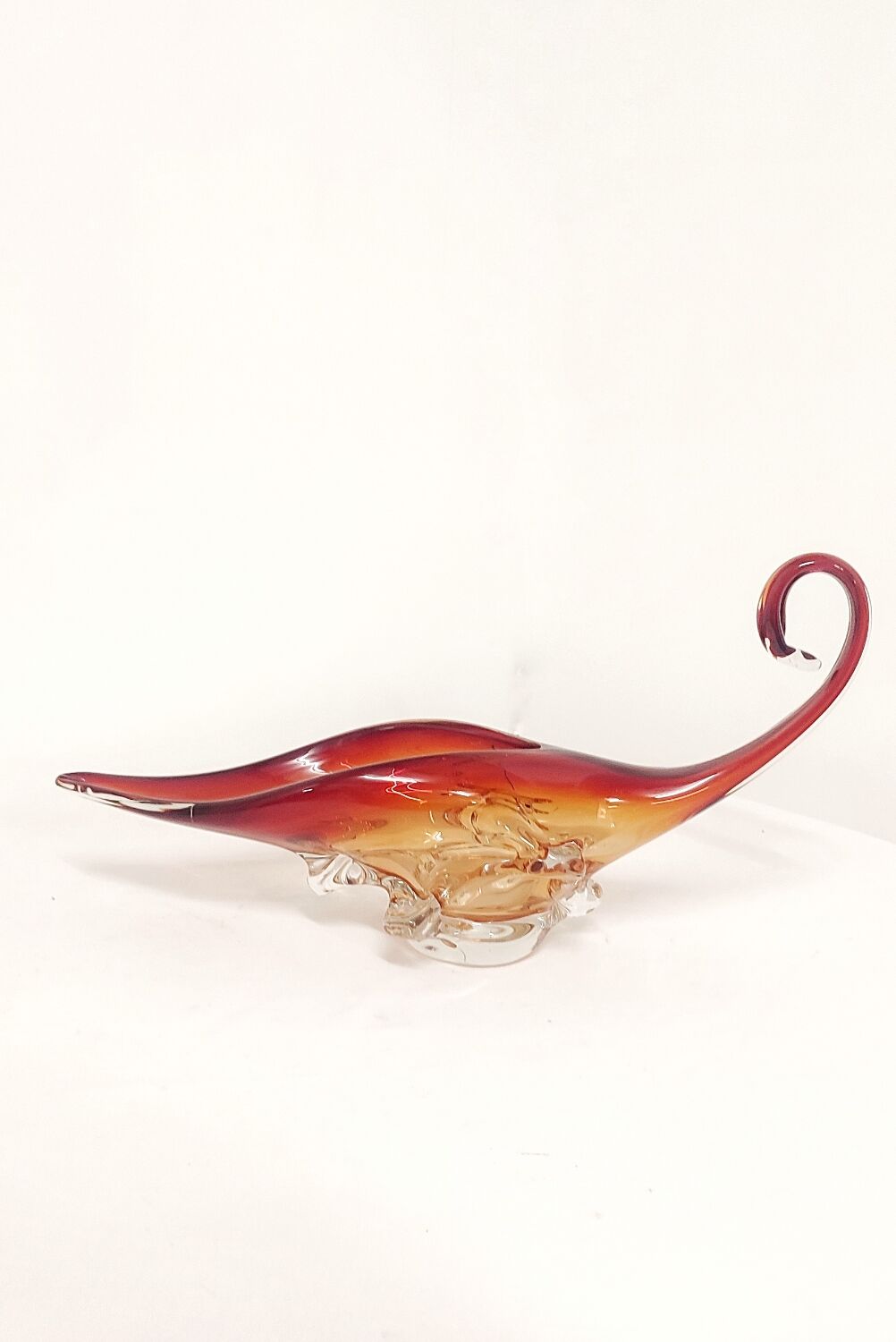 Murano glass centerpiece. Italy, 1960s.