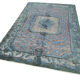 Hand-knotted vintage turkish 1980s 157 cm x 251 cm blue rug
