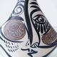 Lampe de table cubiste en céramique style Picasso espagnol Otero Regal