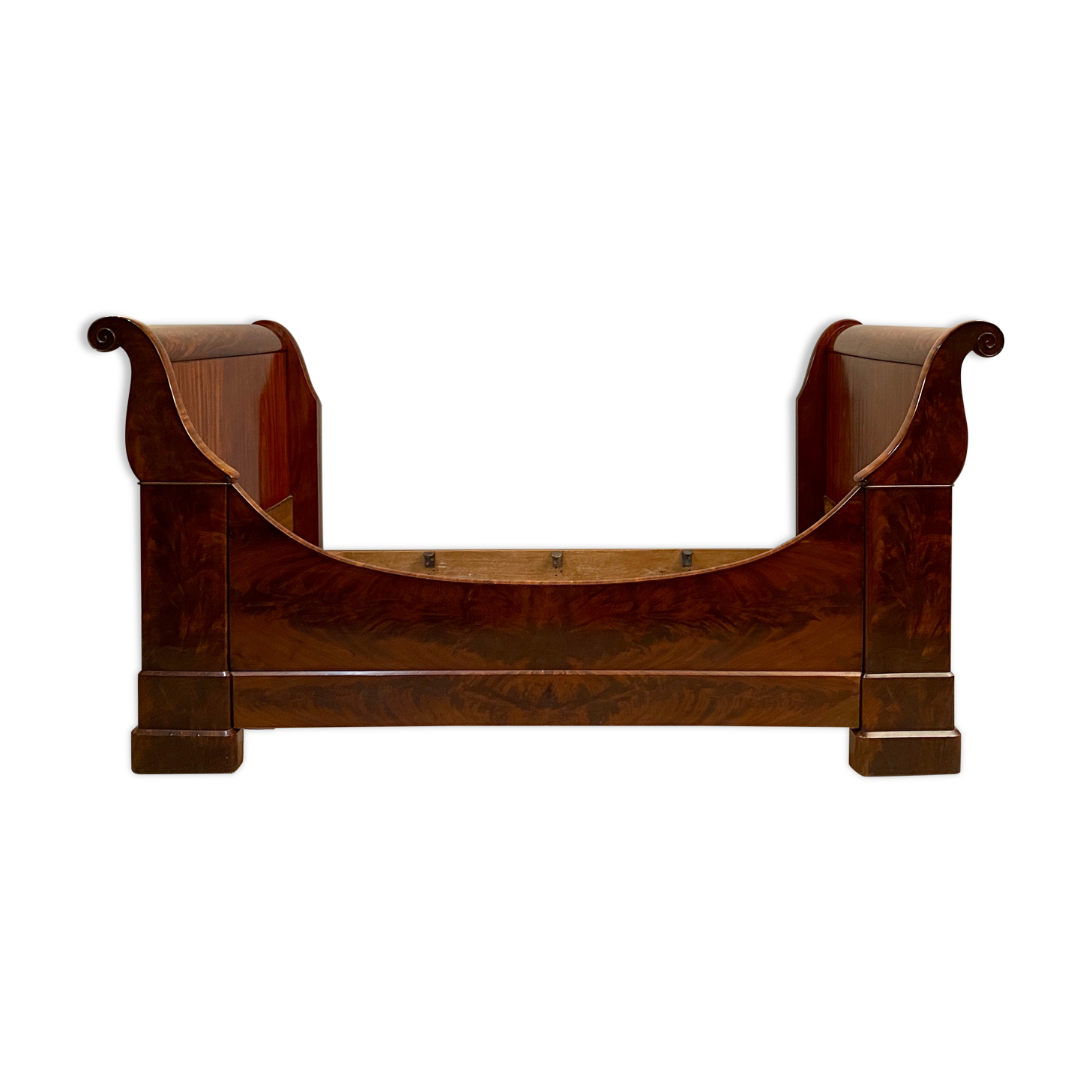 Mahogany Rest Bed Flame of the Louis Philippe XIXth century