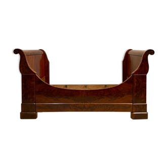 Mahogany Rest Bed Flame of the Louis Philippe XIXth century