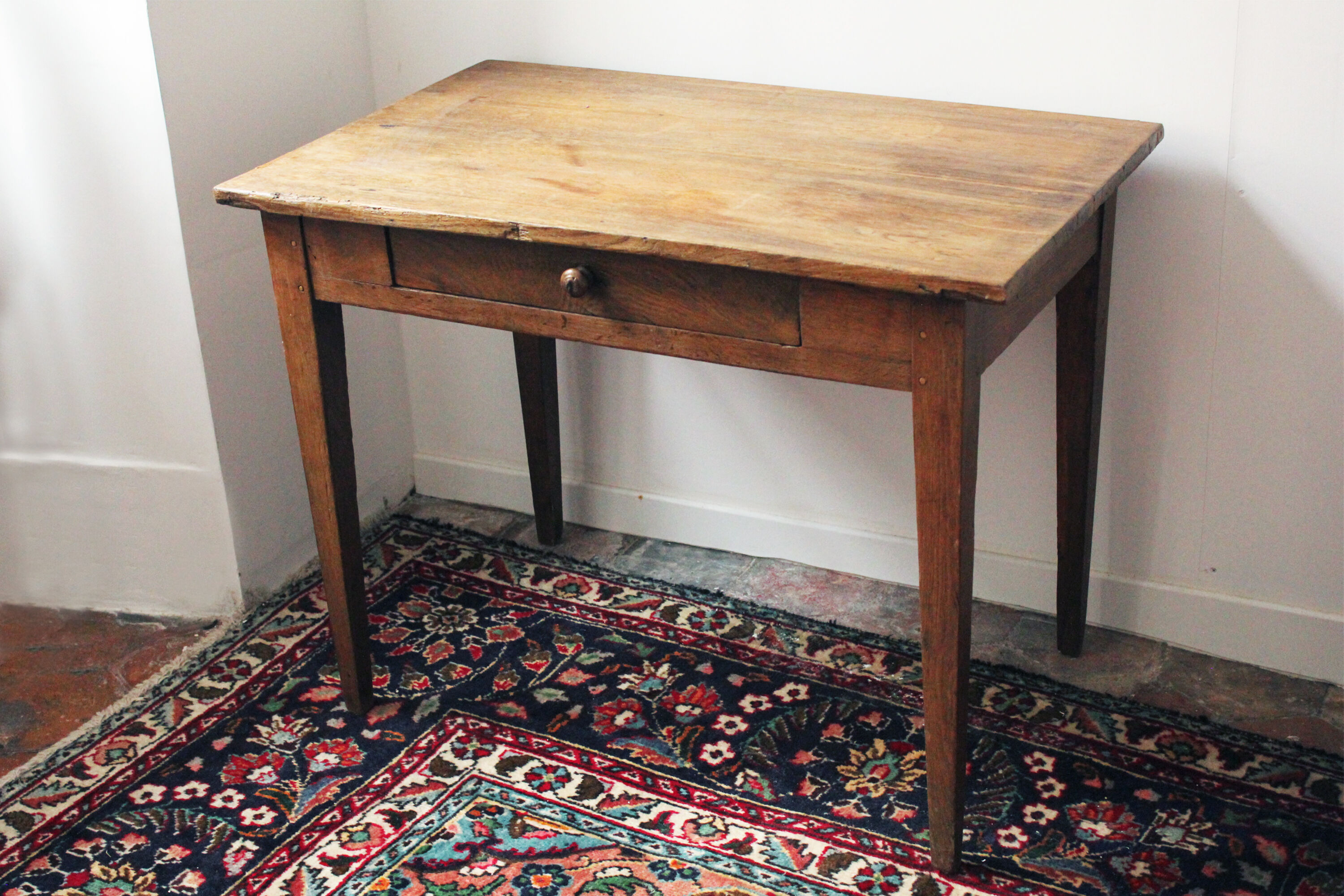 Rustic wooden desk farmhouse style