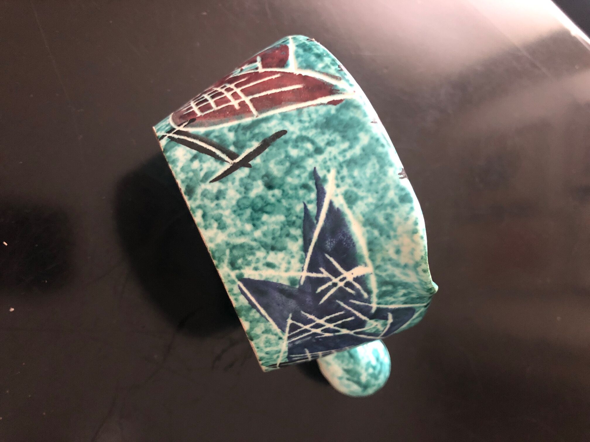 Borty vallauris fish-decorated ceramics