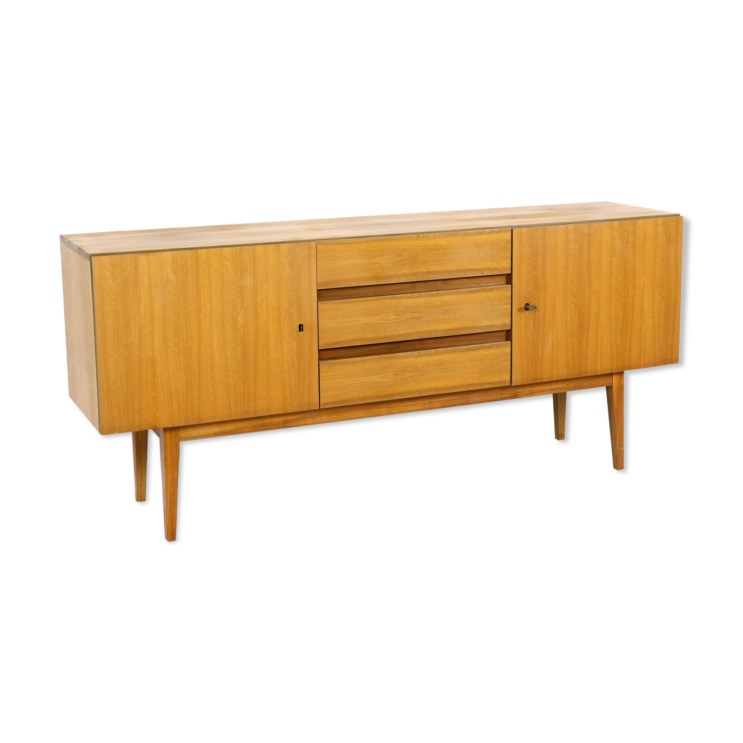 Vintage sideboard with drawers made in the 60s
