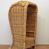 Children's rattan chair called "cabin"