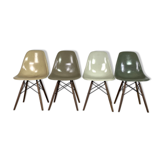 DSW side chairs by Charles & Ray Eames for Herman Miller  1960