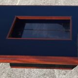 Signed coffee table (Jean Claude Mahey, 70s)