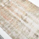 4x11 Long Wide Soft Beige Vintage Runner Rug, 116x334Cm FREE SHIPPING
