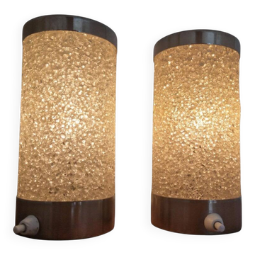 Pair of Midcentury Table Lamps Rockets AKA, Germany, 1970s