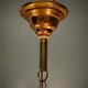 Small Venetian chandelier, three-burner twisted blown glass 1950s - Brass, Glass