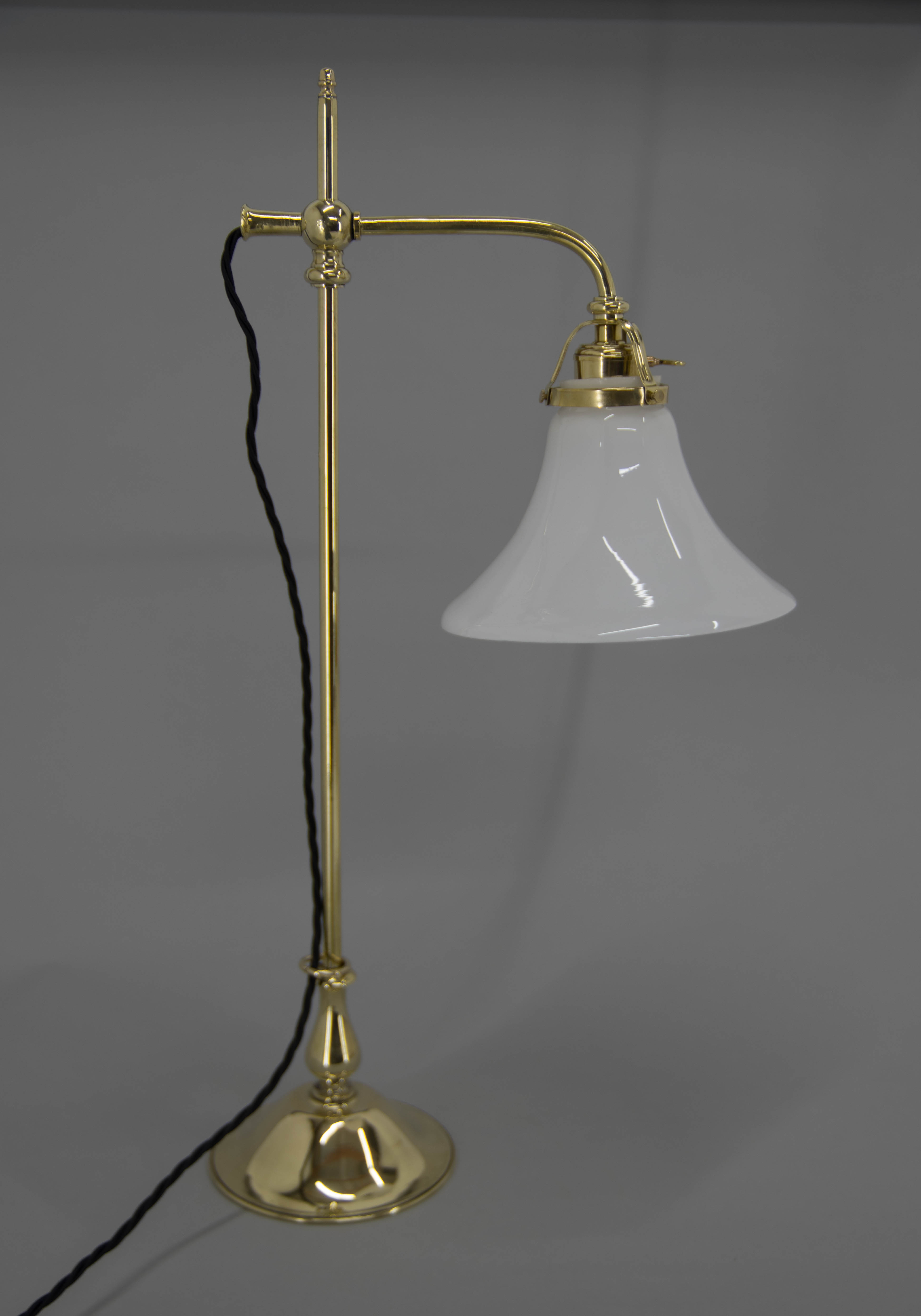 Art Nouveau Table Lamp, 1910s, Restored