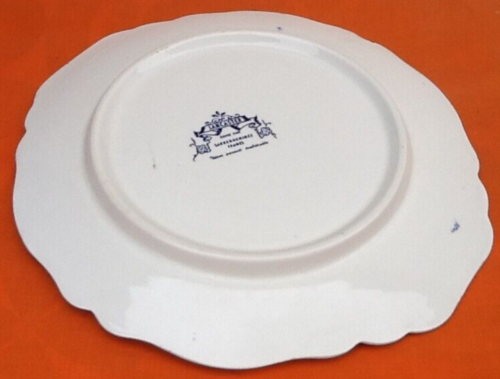 1950s Serving dish Sarreguemines earthenware France Lancaster model