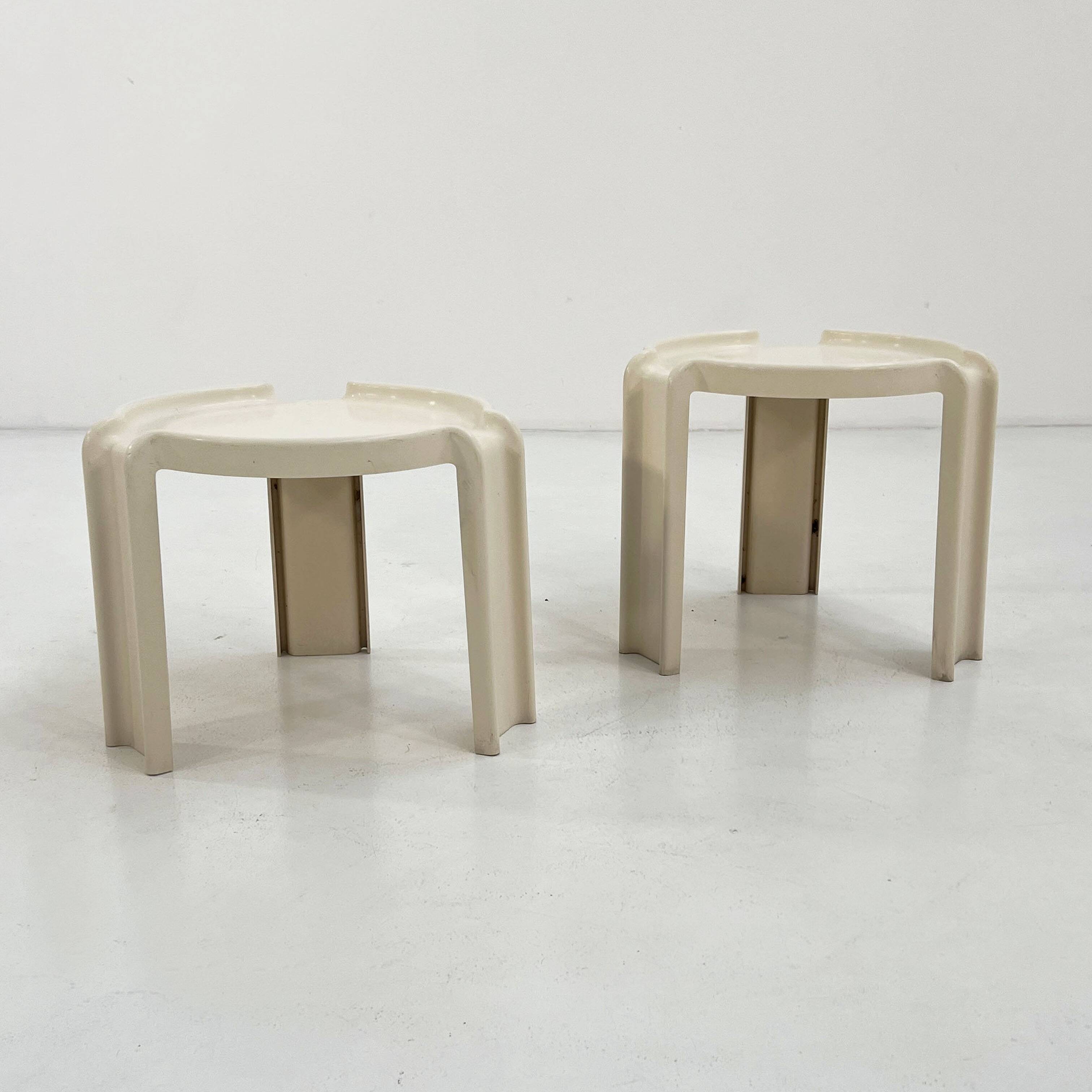 Paire de Tables d'appoints par giotto stoppino pour kartell, 1970