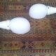 Pair of wall lights from the 1950s in porcelain.