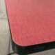 Stool in red formica 70s