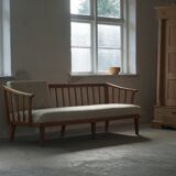 Mid Century Swedish Three Seater Sofa by Carl Malmsten, Model "Visingsö", 1960s