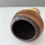 2 vintage ceramic candle holders, woman candle holder, country style, retro candle holder