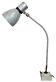 Lampe de Bureau Industrielle Grise d'Elektrosvit, 1970s