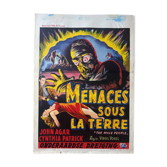 Affiche cinéma originale "Le Peuple de l'Enfer" John Agar 36x51cm 1956