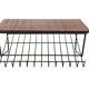 Scandinavian teak wall shelf, Sweden 1960s