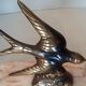 Pair of art deco swallows bookends