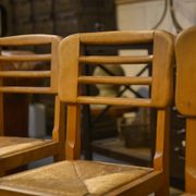 Set of 6 Pierre Cruège chairs from the 1950s.