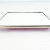 Former Barber Mirror in Metal to Pose Vintage  20 X 14, 5 cm