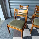 Set of 6 Scandinavian style chairs
