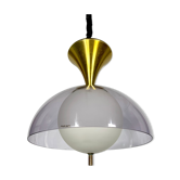 Suspension en laiton Stilux Milano, Italie années 1960
