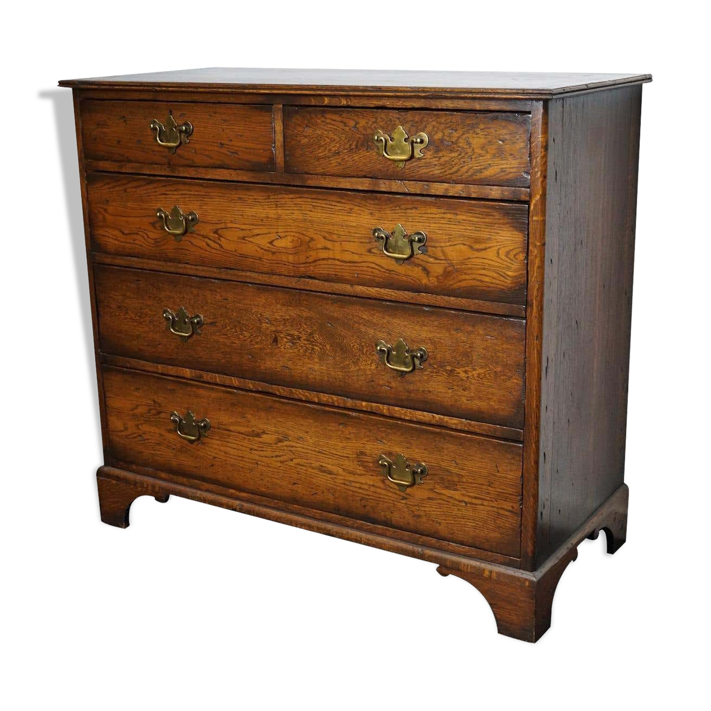 Commode anglaise en chêne début XXe siècle