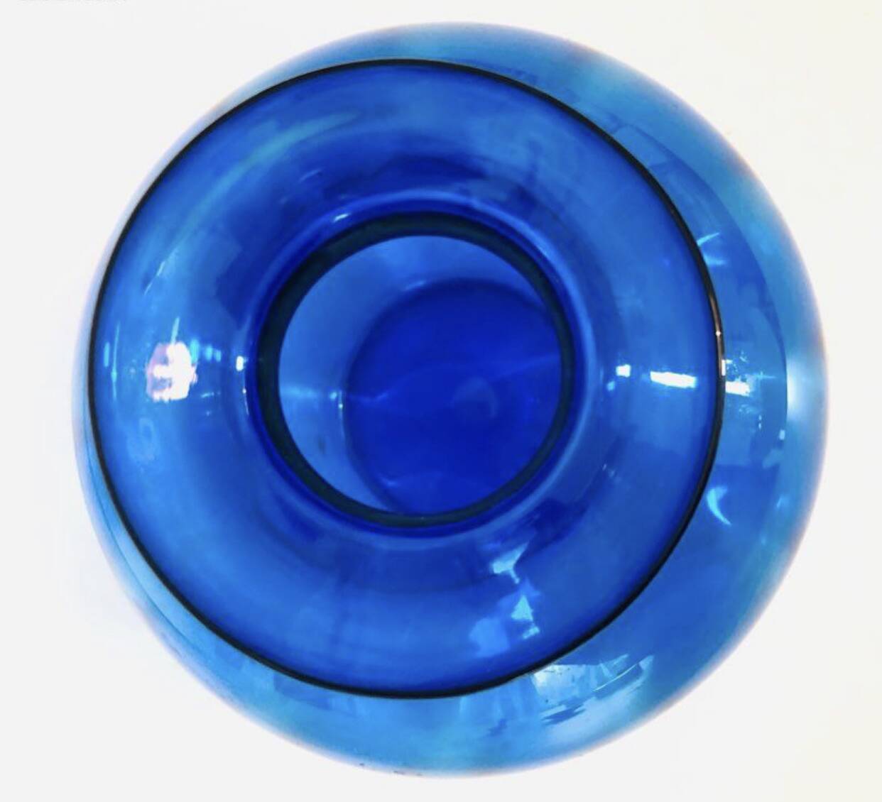 Blue Glass Vase