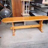Solid wood indoor bench