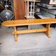 Banc d'intérieur bois massif