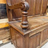 Antique walnut safe - Early 20th century