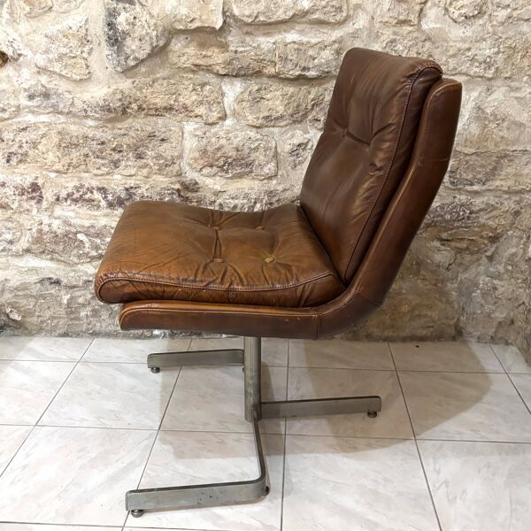 Chaise de bureau Raphael Raffel années 70