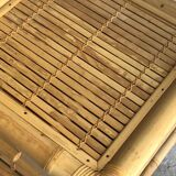 Bamboo nightstand, bamboo bedside table, side table, decoration