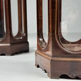 Ensemble de 2 vitrines italiennes du 19e siècle