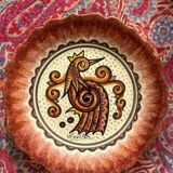 Decorative plate signed "P. Fouillen"