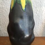 Black vase of the years 50 Luneville