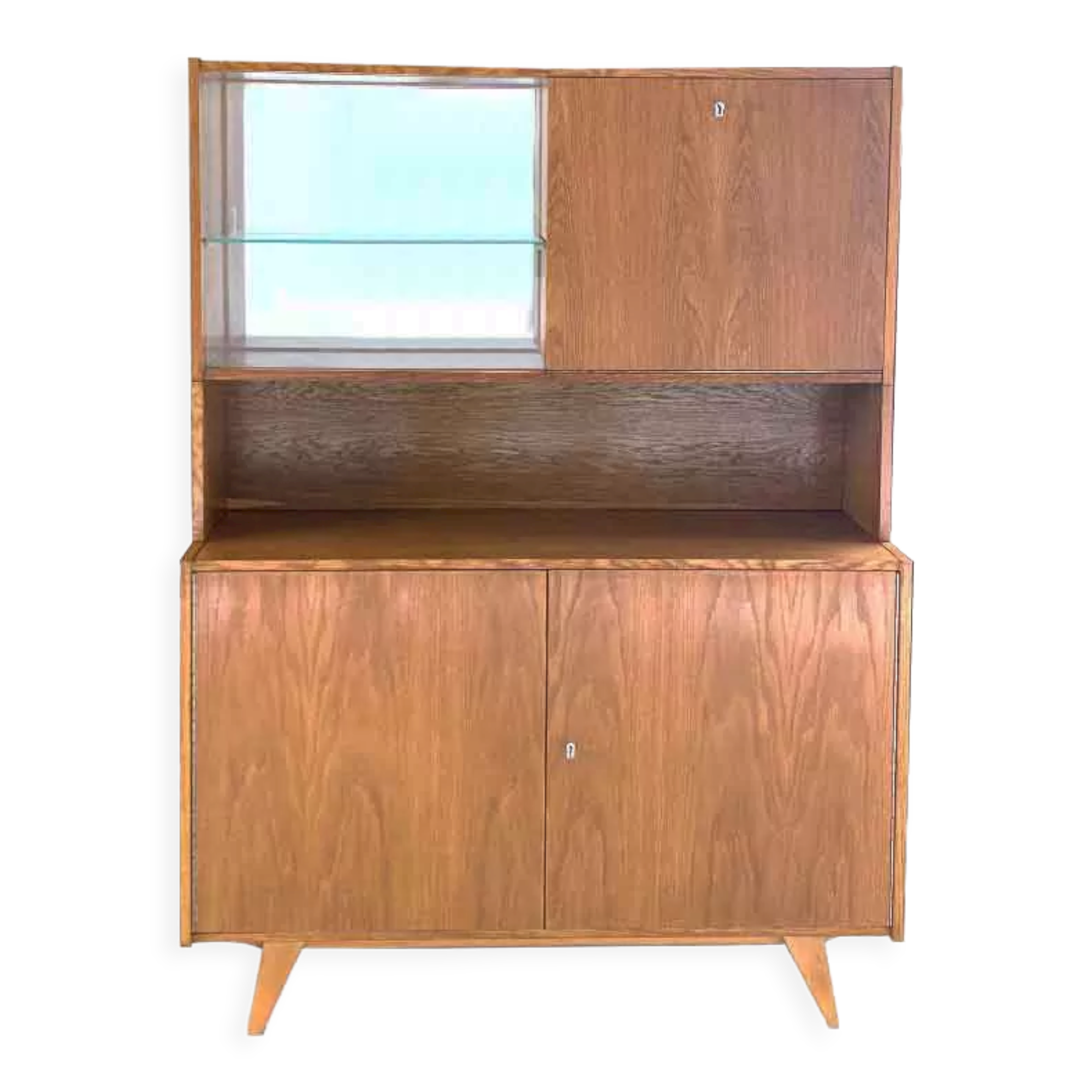 Vintage three part U-450 cabinet by Jiri Jiroutek for Interier Praha, 1960s