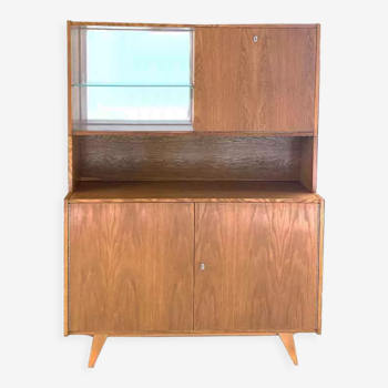 Vintage three part U-450 cabinet by Jiri Jiroutek for Interier Praha, 1960s