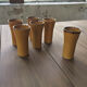 Service carafe et verres céramique jaune