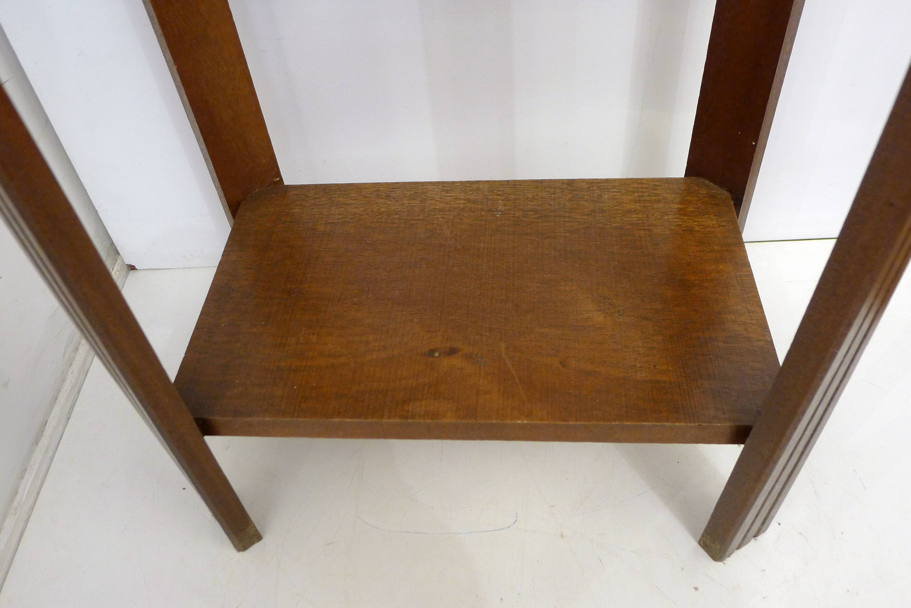 Small wooden Art Deco side table.