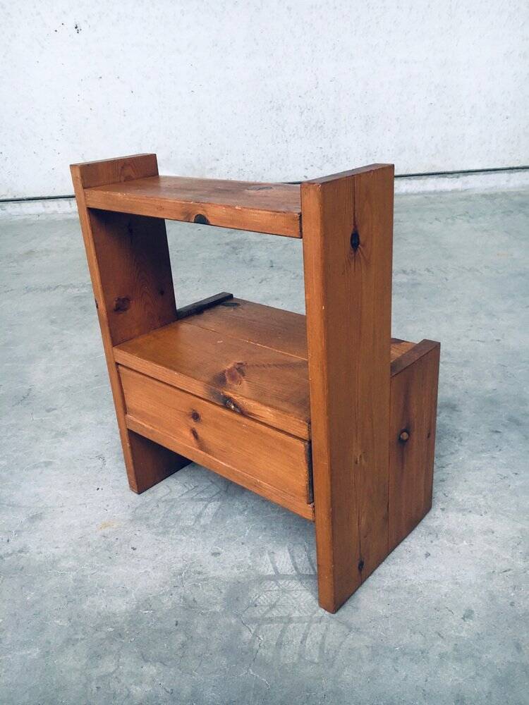 Mid-Century Scandinavian Pine Bedside Tables, Sweden, 1960s, Set of 2